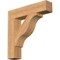Ekena Millwork Funston Block Smooth Bracket, Western Red Cedar, 5 1/2"W x 28"D x 28"H BKT06X28X28FST05SWR - alternate 1